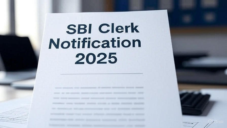 sbi clerk notification 2025